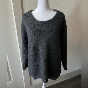 American Vintage Alpaca Wool Blend Sweater – Charcoal Gray